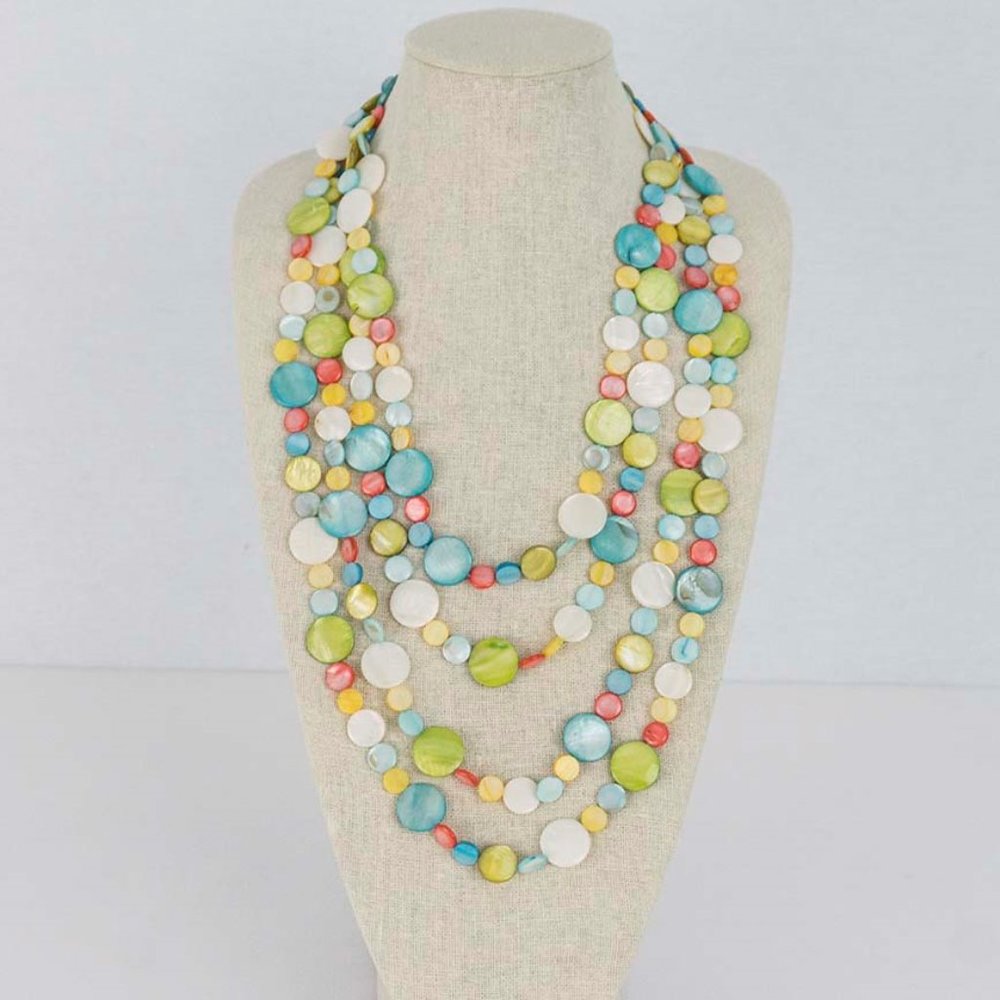 Necklace Mother of Pearl set/2